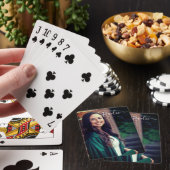 Aangepaste foto en naam op maat pokerkaarten (Insitu)