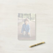 Aangepaste foto en naam post-it® notes (Op bureau)