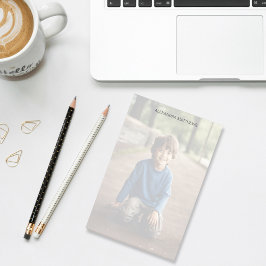 Aangepaste foto en naam post-it® notes