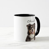 Aangepaste foto en naam van Pet Mok (Voorkant rechts)