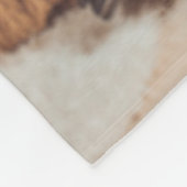 Aangepaste foto en/of tekst fleece deken (Hoek)