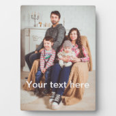 Aangepaste foto en/of tekst fotoplaat (voorkant)