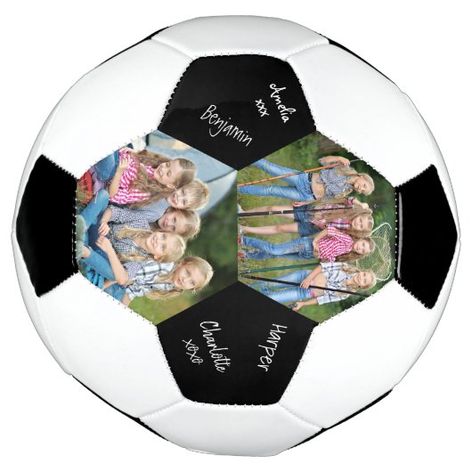 Aangepaste foto en ondertekend voetbal (Gedraaid)