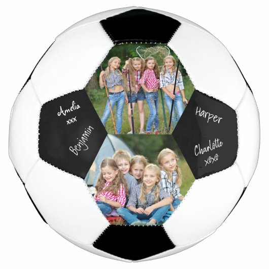 Aangepaste foto en ondertekend voetbal (Voorkant)