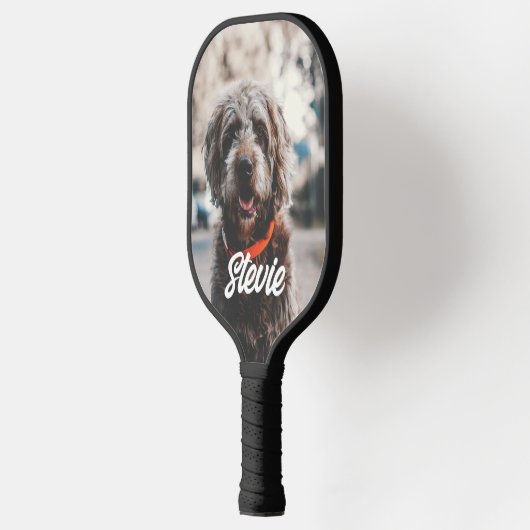 Aangepaste foto en persoonlijke naam pickleball paddle (Links)