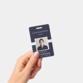 Aangepaste foto- en QR-code professionele ID Badge (Handheld)
