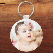 Aangepaste foto en Sleutelhanger naam (Voorkant)