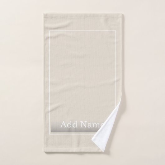 Aangepaste foto en tekst Aangepaste pad Handdoek (Handdoek)