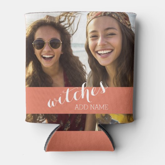 Aangepaste foto en tekst blikjeskoeler (Voorkant)