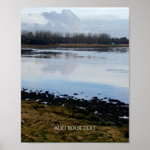 Aangepaste foto en tekst gepersonaliseerd poster