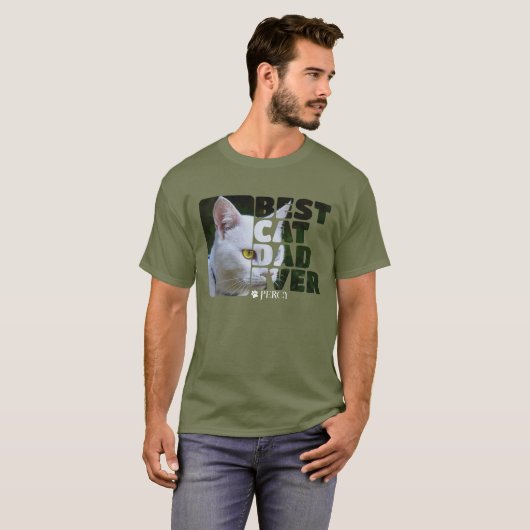 Aangepaste foto en tekst gepersonaliseerde beste k t-shirt (Voorkant volledig)