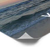 Aangepaste foto en tekst gepersonaliseerde poster (Hoek)