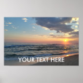 Aangepaste foto en tekst gepersonaliseerde poster (Voorkant)
