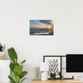 Aangepaste foto en tekst gepersonaliseerde poster (Thuiskantoor)
