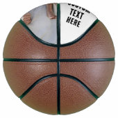 Aangepaste foto en tekst Gepersonaliseerde Vaderda Basketbal (Rechts)