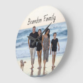 Aangepaste foto en tekst  grote klok (Hoek)