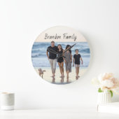 Aangepaste foto en tekst  grote klok (Huis)