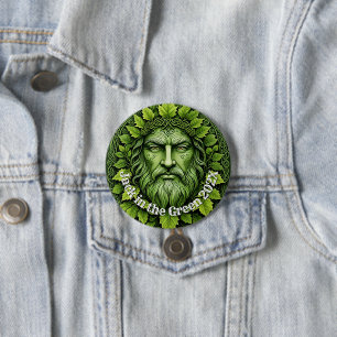Aangepaste foto en tekst Jack in het groen Ronde Button 7,6 Cm