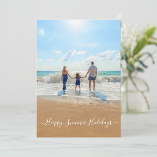 Aangepaste Foto en Tekst Kaart - Happy Summer Fees