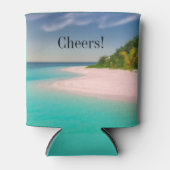 Aangepaste foto en tekst op maat blikjeskoeler (Voorkant)