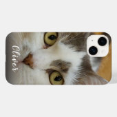 Aangepaste foto en tekst op maat Case-Mate iPhone case (Achterkant (horizontaal))