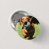 Aangepaste foto en tekst ronde button 3,2 cm (Voorkant /achterkant)