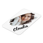 Aangepaste foto en tekst toevoegen magneet (Linkerzijde)