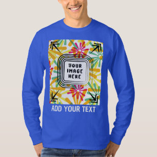 Aangepaste foto en tekst  toevoegen t-shirt