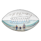 Aangepaste foto en tekst - Uniek uw eigen ontwerp American Football (Voorkant)