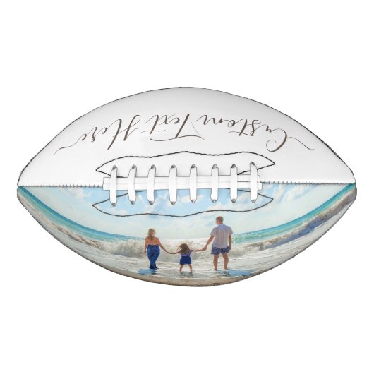 Aangepaste foto en tekst - Uniek uw eigen ontwerp  American Football (Voorkant)