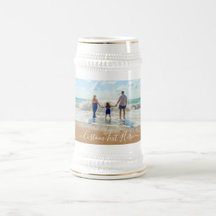 Aangepaste foto en tekst - Uniek uw eigen ontwerp Bierpul