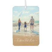 Aangepaste foto en tekst - Uniek uw eigen ontwerp Luchtverfrisser (Voorkant)