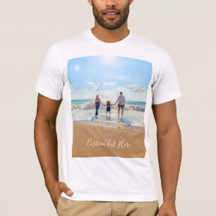 Aangepaste foto en tekst - Uniek uw eigen ontwerp T-shirt