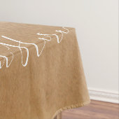 Aangepaste foto en tekst - Uniek uw eigen ontwerp  Tafelkleed (Voorbeeld)