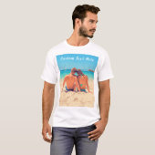 Aangepaste foto en tekst - uw eigen ontwerp aanpas t-shirt (Voorkant volledig)