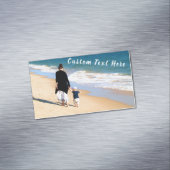 Aangepaste foto en tekst - Uw eigen ontwerp - Best Magnetisch Visitekaartje (Voorbeeld)