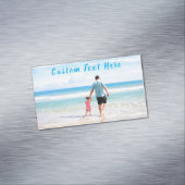 Aangepaste foto en tekst - Uw eigen ontwerp - Best Magnetisch Visitekaartje (Voorbeeld)