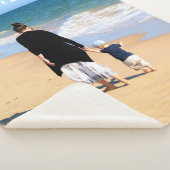 Aangepaste foto en tekst - Uw eigen ontwerp - Best Sherpa Deken (3/4)