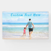 Aangepaste foto en tekst - Uw eigen ontwerp - Best Spandoek (Horizontaal)
