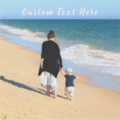 Aangepaste foto en tekst - Uw eigen ontwerp - Best Sticker (Voorkant)