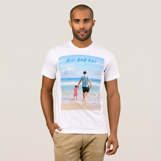 Aangepaste foto en tekst - Uw eigen ontwerp - Best T-shirt (Voorkant volledig)