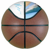 Aangepaste foto en tekst - Uw eigen ontwerp - Kute Basketbal (Rechts)