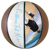 Aangepaste foto en tekst - Uw eigen ontwerp - Kute Basketbal (Verticaal)