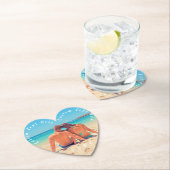 Aangepaste foto en tekst - Uw eigen ontwerp - Lief Kartonnen Onderzetters (Insitu)