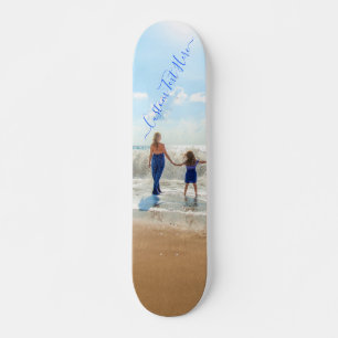 Aangepaste foto en tekst - uw eigen ontwerp - met  skateboard