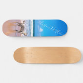 Aangepaste foto en tekst - Uw eigen ontwerp - Mijn Skateboard (Horizontaal)