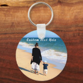 Aangepaste foto en tekst - Uw eigen ontwerp - Mijn Sleutelhanger (Voorkant)