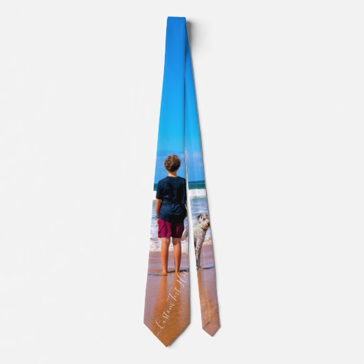 Aangepaste foto en tekst - Uw eigen ontwerp - Mijn Stropdas (Voorkant)