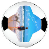 Aangepaste foto en tekst - Uw eigen ontwerp - Mijn Voetbal (Gedraaid)