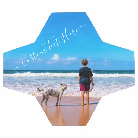 Aangepaste foto en tekst - Uw eigen ontwerp - Mijn Voetbal (Enkel)